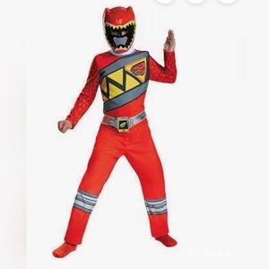 Power Rangers Dino Charge Red Ranger Costume w/ Helmet – Kids